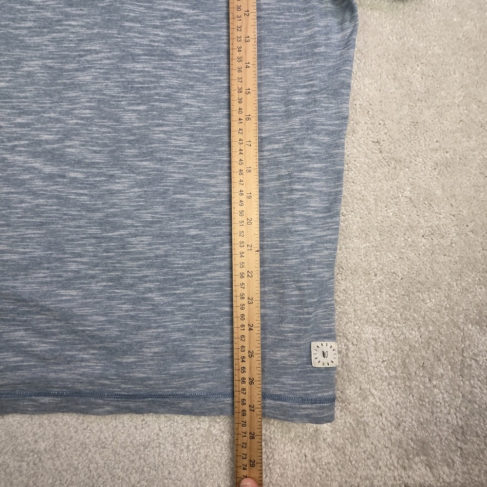 Linksoul Cotton Polo Men's Large Heather Blue Golf Soft Stretch Lightweigt - Picture 8 of 8